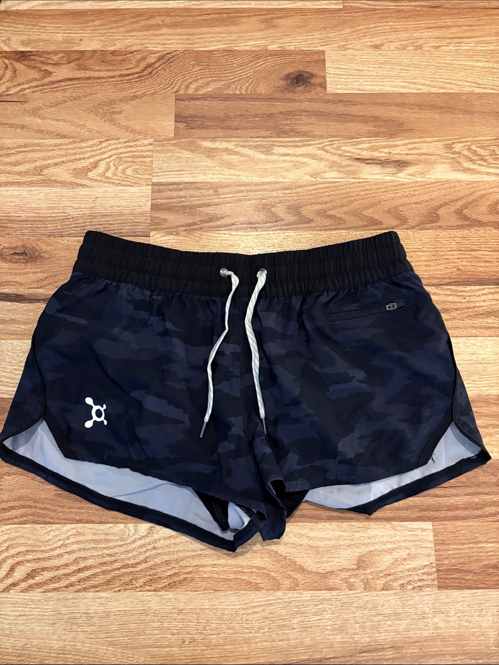 Vuori Navy Camo Athletic Shorts